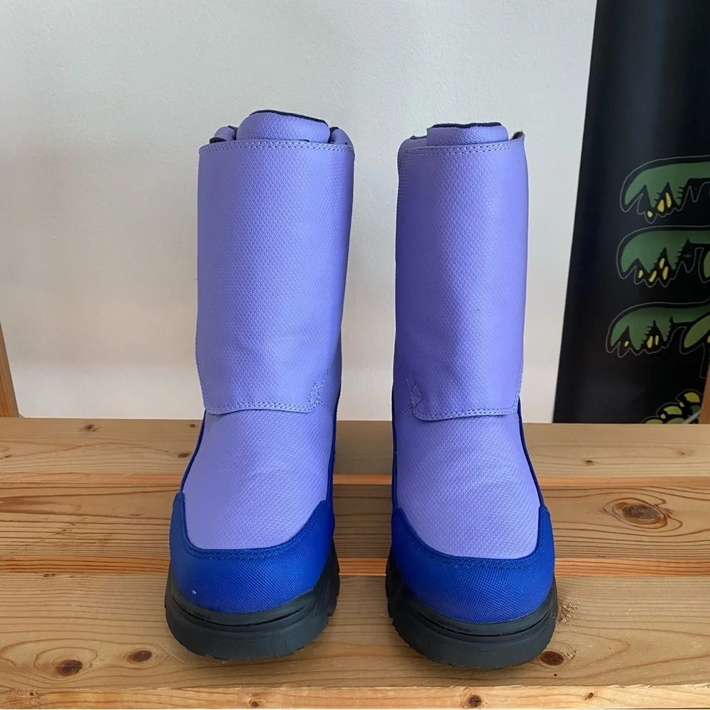 L.L. Bean Purple Retro Colorblock Insulated Waterproof Winter Snow Boots 4